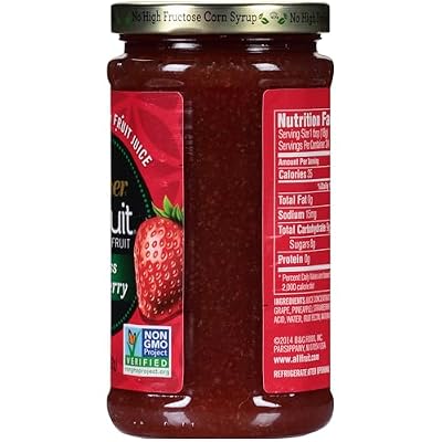 Polaner All Fruit Spreadable Fruit, Seedless Strawberry, 15.25 Ounce