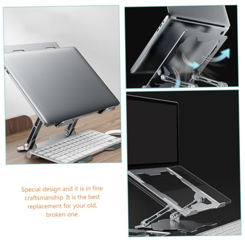 Soporte Metálico Ajustable para Laptop con Ventilación miniatura 2