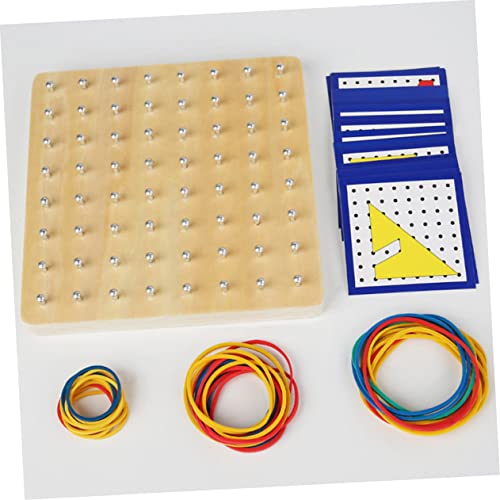 CIYODO 1 Conjunto Montessori Placa De Unha Ferramentas Para Crianças Quebra-Cabeças De Madeira Para