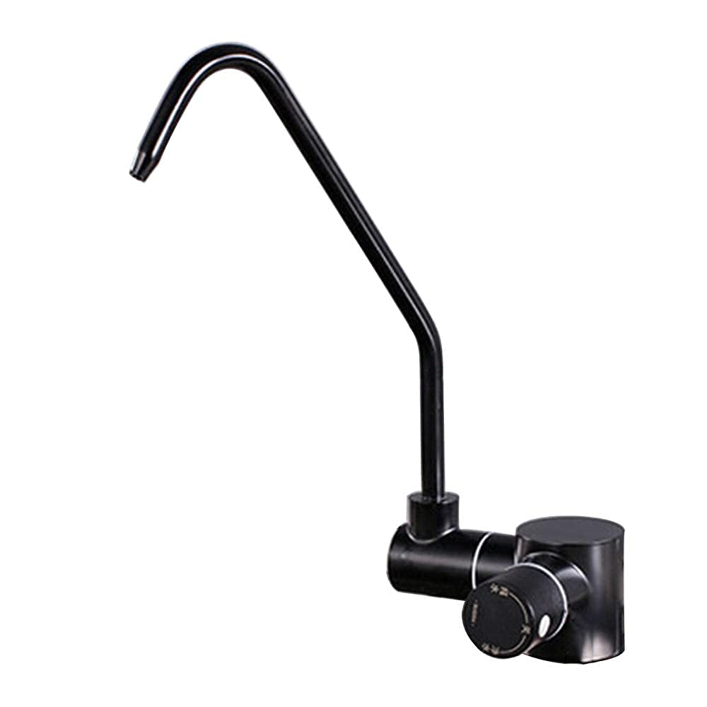 Robinet de cuisine 360 rotatif haut de gamme pour système de filtration noir b