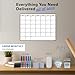Large Dry Erase Calendar for Wall, 36x48, Large Wall Calendar Dry Erase, Big White Board for Office, Home & School, Giant Erasable Whiteboard, Jumbo Monthly Undated Reusable White Board Planner