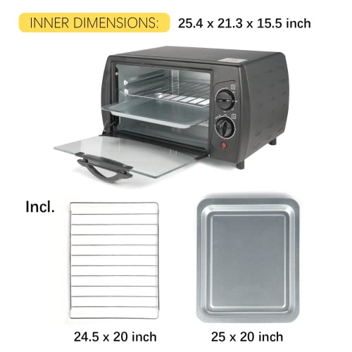 Compare HealSmart Countertop Toaster, Oven & Pizza Maker, Toaster Oven