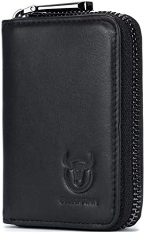 Best Rfid Blocking Genuine Leather Zipper Wallet Secure for Men & Women Slim Credit Cards Business