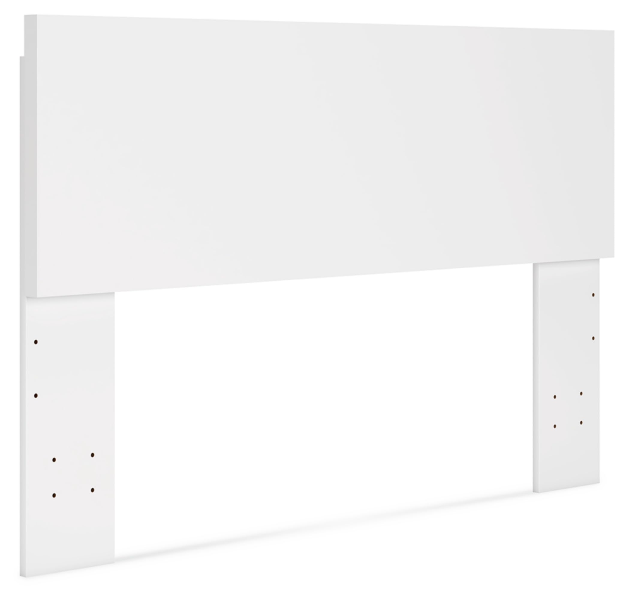 Signature Design by Ashley Onita Contemporary Adjustable Height Panel Headboard for Bedroom, Queen, White