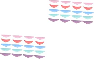 FOMIYES 20 Pairs Grafting Eyelash Spacer Beauty Tools Make up Kit Silicone Patches Replacement Eyelash Curler Lash Lifting Perming Eyelash Pad Eyelash Ironing Patch Eyelash Grafting Pad