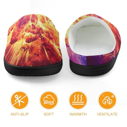 A Big Explosion Nebula Cute Cotton Slippers Anti-slip House Shoe Slipper Indoor Outdoor 5