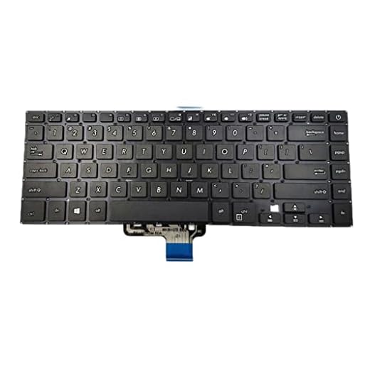 DBParts Laptop Keyboard for Asus VivoBook S510UQ-BQ475T F510UA-AH51 F510UF-ES71 X510UA X510UQ S510UA S510UA-RB31 P/N 0