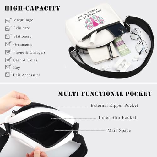 BDPWSS Hysterectomy Recovery Gift Women's Reproductive Rights Gift I Got 99 Problems But A Uterus Ain't One Crossbody Bag4