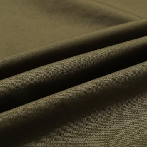 Men's Long Sleeve Button Down Cotton Shirts with Pockets - image 5