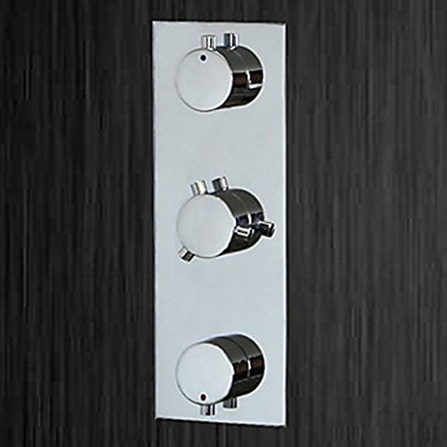 Pomme de douche LED 20cm changeant de couleur avec jets de corps