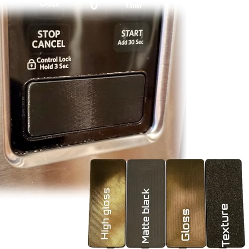 Microwave oven door opener button replacement Suitable for KitchenAid and Whirlpool models - repairs damaged or stuck door opener buttons.