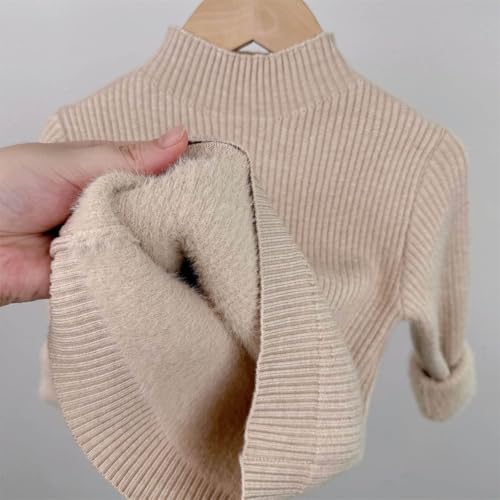 Girls Sweaters Turtleneck Long Sleeve Pullover Casual Fall Tops Fashion Cute Kids Knit Sweater Trendy Teen Clothes3
