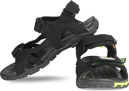 Sparx mens SS0496G Blackflightgreen Sandal - 9 UK (SS0496GBKFG0009)