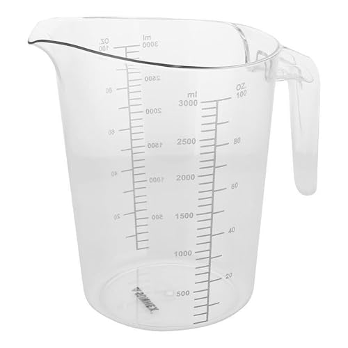 Sunnex Stackable Measuring Jug 3L Clear Polycarbonate Durable Kitchen Tool Plastic Utensils