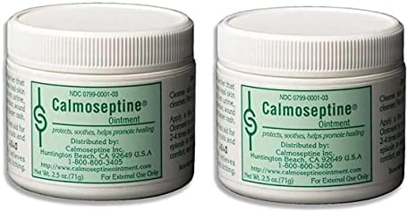 Calmoseptine Ointment 2.5 oz Jar - Pack of 2