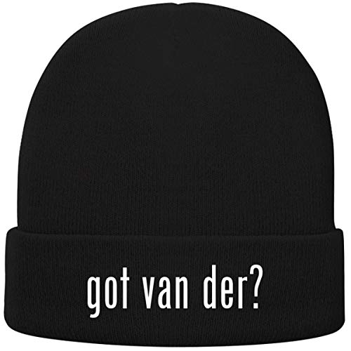 got Van der? - Soft Adult Beanie Cap, Black