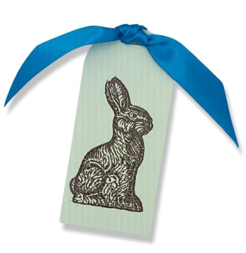 Easter Bunny Tags, Chocolate Bunny Tags, Chocolate Easter Bunny Tag, Easter Tags, Bunny Tags, Handmade Tags, Gift Tags, Set of 8