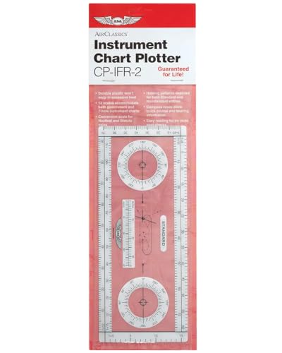 ASA CP-IFR-2 Instrument Plotter para Navegación IFR miniatura 3