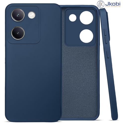 Image of Jkobi Back Cover Case for Vivo Y300 Plus (Matte Finish Silicone with Inside Fiber Cloth)