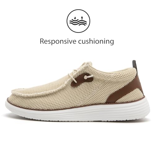 Mens Loafers Walking Slip on Boat Shoes Running Tennis Athletic Sneakers Workout Sports Gym Fashion Classcial Non Slip Sneakers Casual Comfortable Shoes Leisure Vintage Flat3