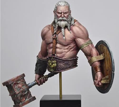 Figura de resina hombre guerrero 1:10 sin pintar miniatura 1