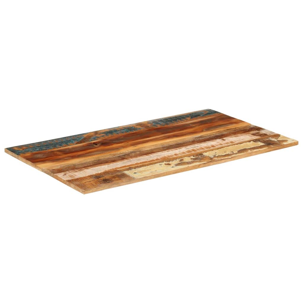 vidaXL Tischplatte Massivholzplatte Holzplatte Ersatztischplatte Holz Platte für Couchtisch Rechteckig 60x100cm 15-16mm Recyceltes Massivholz