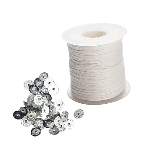 Kit para hacer velas con mechas de algodón y pestañas