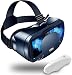 Produktbild VR Brille Handy Virtual Reality mit Fernbedienung, 3D VR-Brille Erleben Sie Spiele und 360 Grad Filme in 3D mit weicher & komfortabler VR Brille Glasses für Phone Android 5~7 inch 0509
