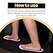 25Pairs(50Feets) Disposable Stick Spray Tanning Feet Pads Perfect for preventing spray tan solution,Deluxe & Hygienic Spray Tan Feet Pads-Ideal for Salons and Spas or Home,Easy to Apply