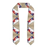 LXqlSS Mapa de la bandera de Eslovenia con escudo para graduación unisex para adultos, regalo de temporada de graduación, Aplanado., Talla única