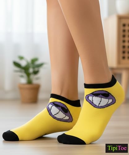 Image of Tipi Toe Women's 20 Pack Colorful Low Cut Socks - Lightweight, Breathable Design for All-Day Comfort Sizes 9-11 /10-13