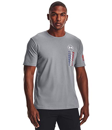 T-shirt Under Armour Freedom USA 2 homme gris steel taille M