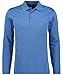 Produktbild Ragman Herren Softknit-Polo Langarm, Aqua, S