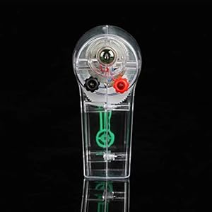 Hand Crank Generator dynamo 0.2A Hand Crank Electric Generator Portable Electricity Generator Mechanical with 6.3V, 0.3A Miniature Light Bulb for Household and Outdoor Emergency Portable Power Banks