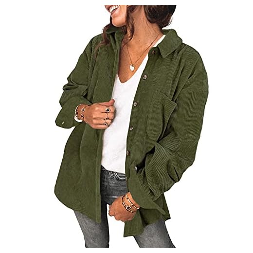 17+ Fall Outfit Ideas for Women That Always Look Stylish Corduroy Jacket