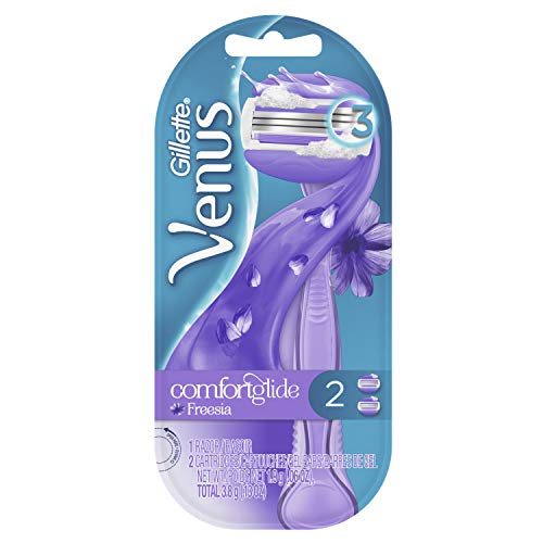 Gillette Venus ComfortGlide Freesia Women's Razor - 1 handle + 2 refills