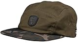 Fox Khaki/Camo Volley Cap - Angelcap für Karpfenangler, Cappy für Angler, Anglercap, Angelmütze, Mütze zum Karpfenfischen