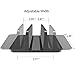immagine 3MOSISO Supporto Verticale per Laptop, Supporto da Tavolo in Lega di Alluminio Salvaspazio Compatibile on iPad PRO/MacBook Air/MacBook PRO/Surface PRO e Altri Laptop Notebook,Nero