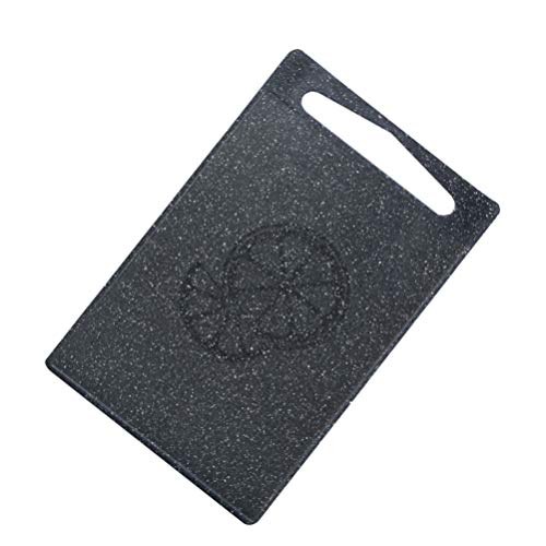 Planche à découper en plastique pour la cuisine - Pour hacher la viande, le, les fruits - Imitation marbre - 36 x 23,5 x 0,95 cm