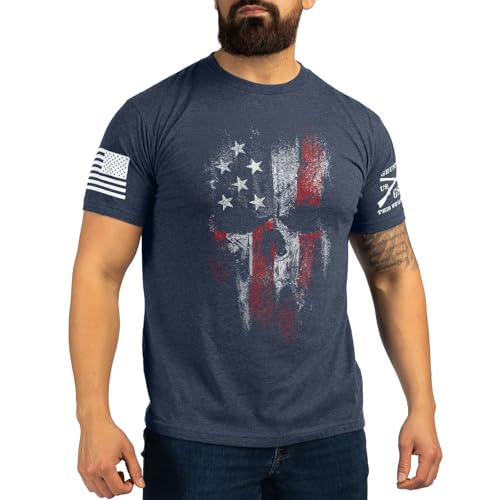 Grunt Style American Reaper 2.0 Mens T-Shirt (Midnight Navy Large)
