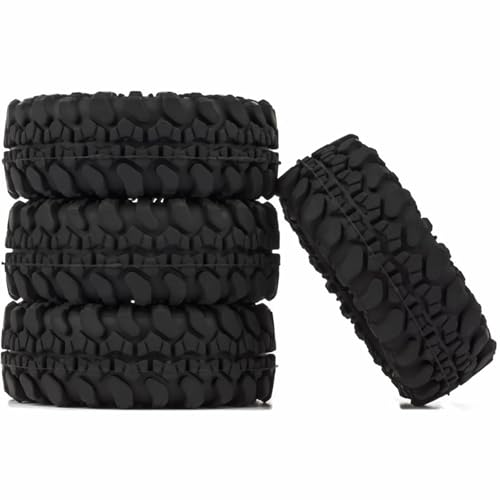 Neumáticos de coche mejorados de 50 mm para modelos SCX24 todo terreno de construcción de cambio rápido para niños seguros
