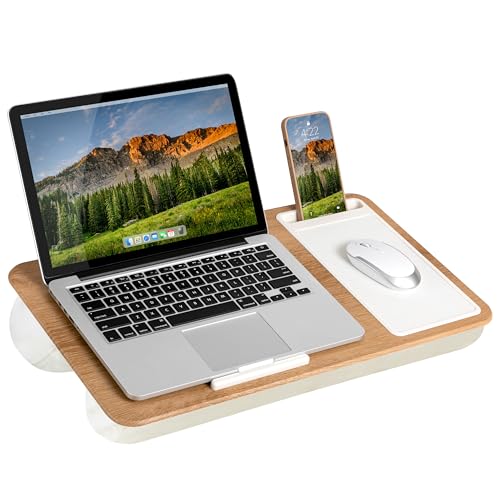 LAPGEAR Home Office Lap Desk with Device Ledge, Mouse Pad, and...