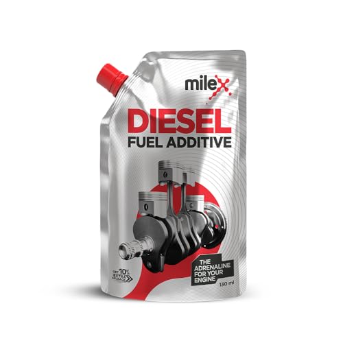Image of Milex Diesel Fuel Additive Value Pack, 10% Extra Mileage, Improves Engine Power, Less Maintenance, Pack of 4, 130 ml Each