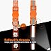 TagME 2er Pack Katzenhalsband mit Namen und Telefonnummer, Katzenhalsband mit Sicherheitsverschluss und glöckchen, 18-31 cm für Katzen, Orange