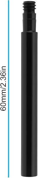 SG Store Lot de 4 Rallonges de Valve Presta en Alliage D'aluminium pour Vélos de Route Et VTT Remplacement de Valve Noir - 4