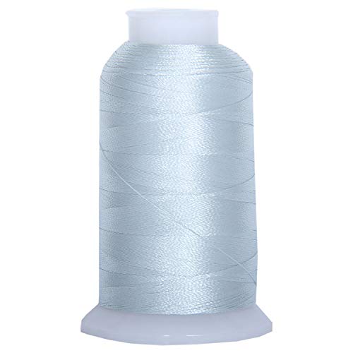 Image of ThreadArt Polyester Machine Embroidery Thread, 1000M 40wt, Khaki Grey 1010