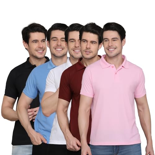 Image of INKKR Men's Polo Neck T-Shirt Combo