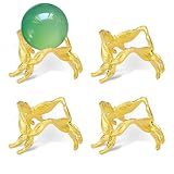 Idée cadeau idéale : pour ceux qui s'intéressent à la décoration en cristal et à l'espace, ce lot de porte-sphères de cristal est le cadeau idéal ; que ce soit pour un anniversaire, un anniversaire de mariage ou une simple appréciation, offrez à quelqu'un la joie de la décoration esthétique avec ces supports