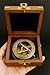 Personalized Handmade Iconic Sundial Compass - Customized Graduation Day Gift, Wedding Heirloom, Anniversary Gift for Men, Birthday Gift for Son,Premium Leather Case, Wooden Box