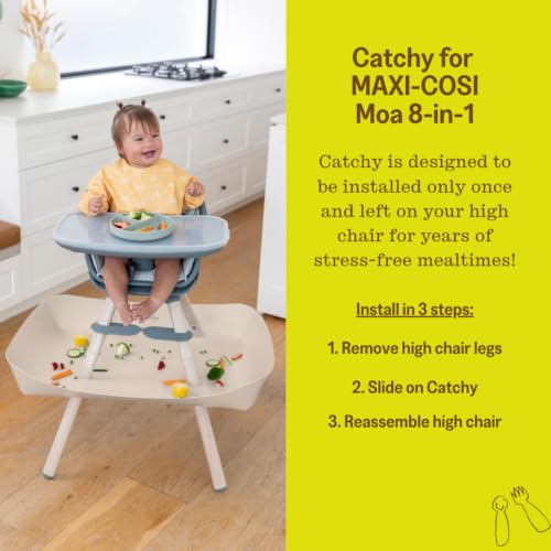 CATCHY - Food Catcher - Compatible with Maxi-COSI Moa 8-in-1 High Chair + 12 Other High Chairs - Highchair Sold Separately - Baby & Toddler Food & Mess Catcher - Under High Chair Accessory by Catchy - Image 5